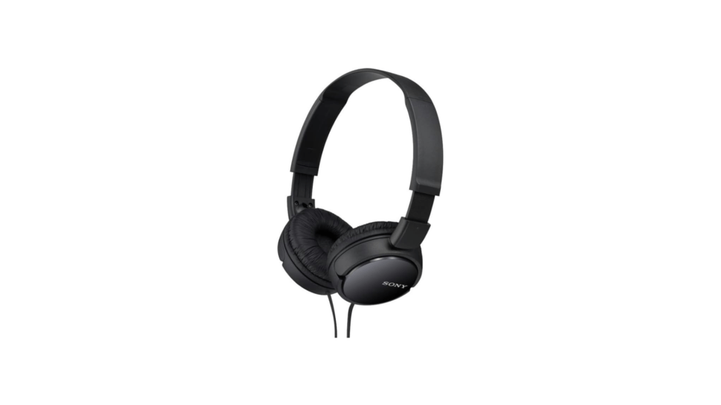 sony zx series wired ear headphones black mdr zx110	